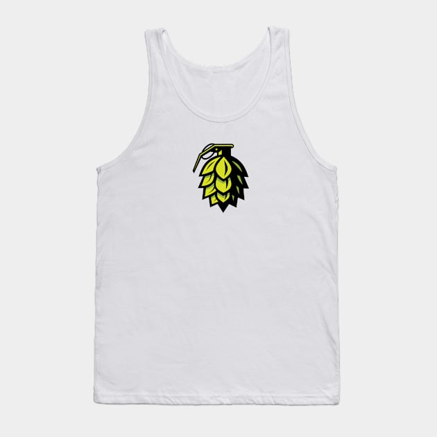 Hop Grenade Front and Center Tank Top by The Brewing Network Shirt Depot